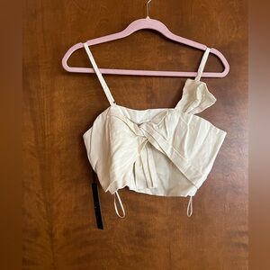 House of Harlow 1960 Cream Blouse